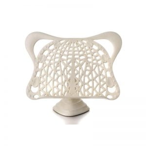 Cast iron cook book stand in cream