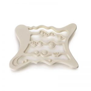 Cast Iron Trivet in Cream