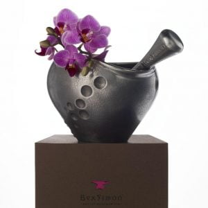 Cast Grey Iron Pestle and Mortar