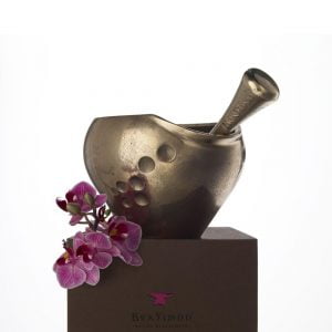 Cast Bronze Pestle and Mortar