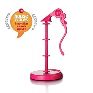 Cast Iron Kitchen Roll Holder in Pink