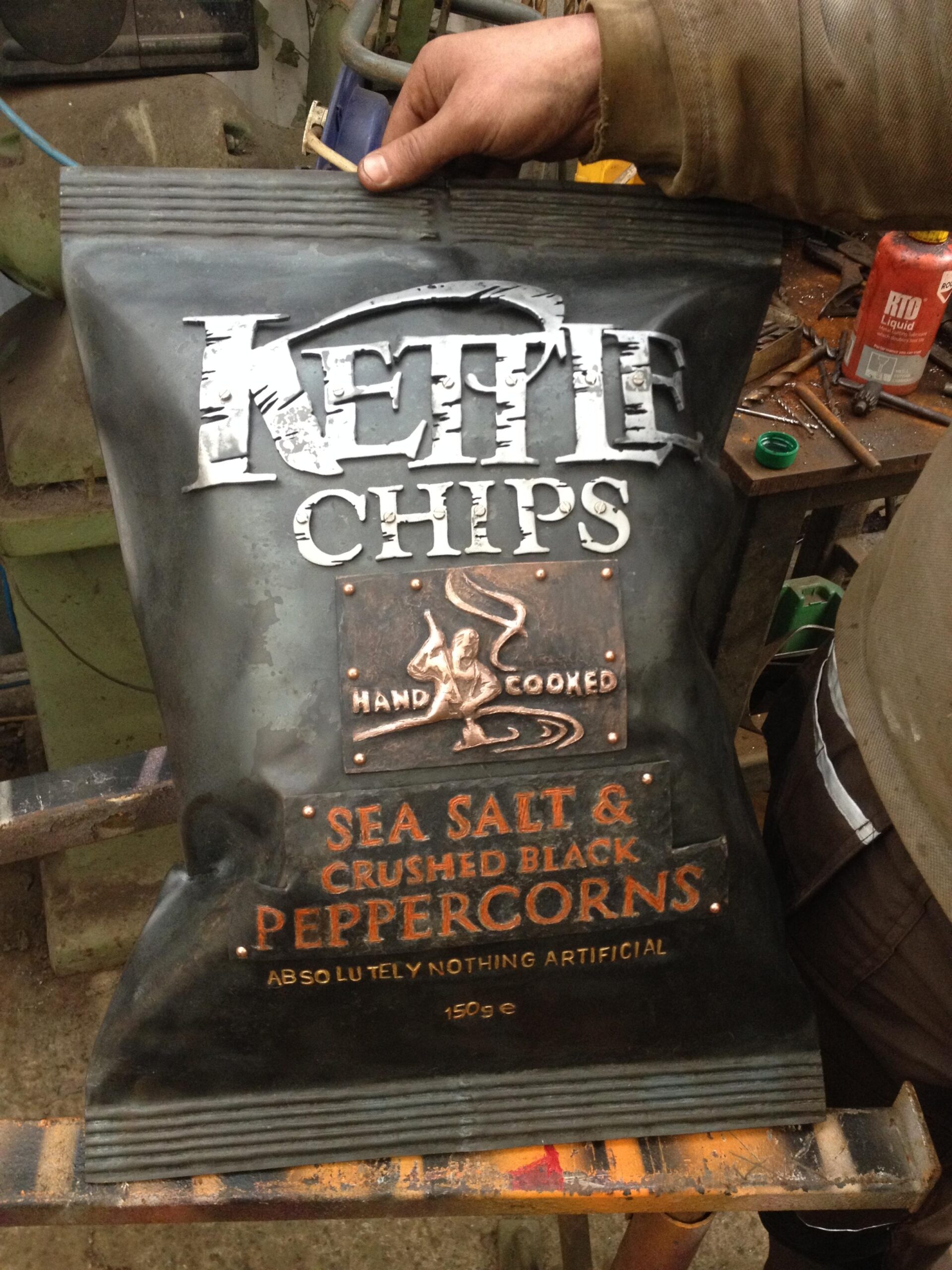 Completed Steel Kettle Chips Pack
